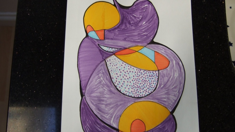 Abstract Art Using Marker Pens
