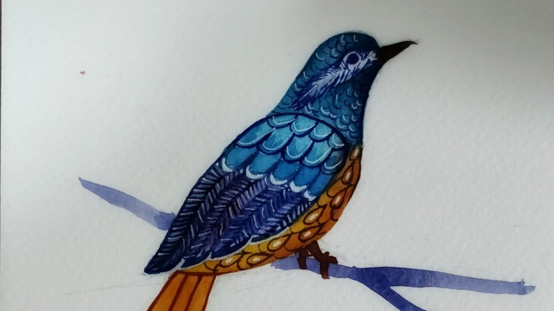 Whimsical birds