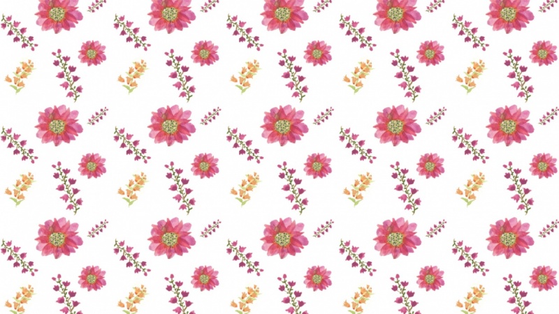 Flower pattern repeat