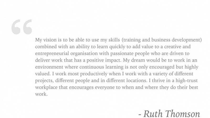My Career Vision