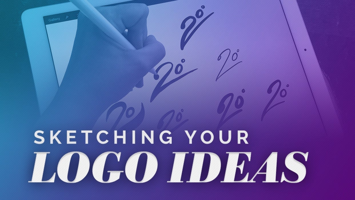 Sketching Logo Design Ideas - Making Them Reality! - student project