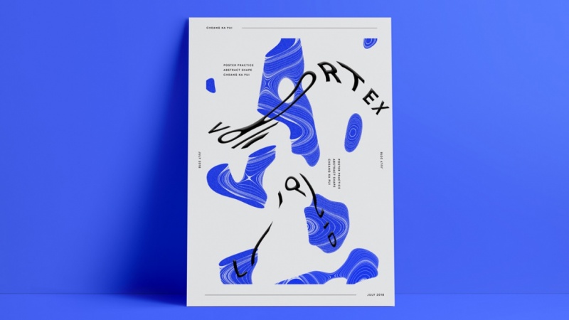 Abstract Shape Poster Practice (Tom Appleton tutorial)