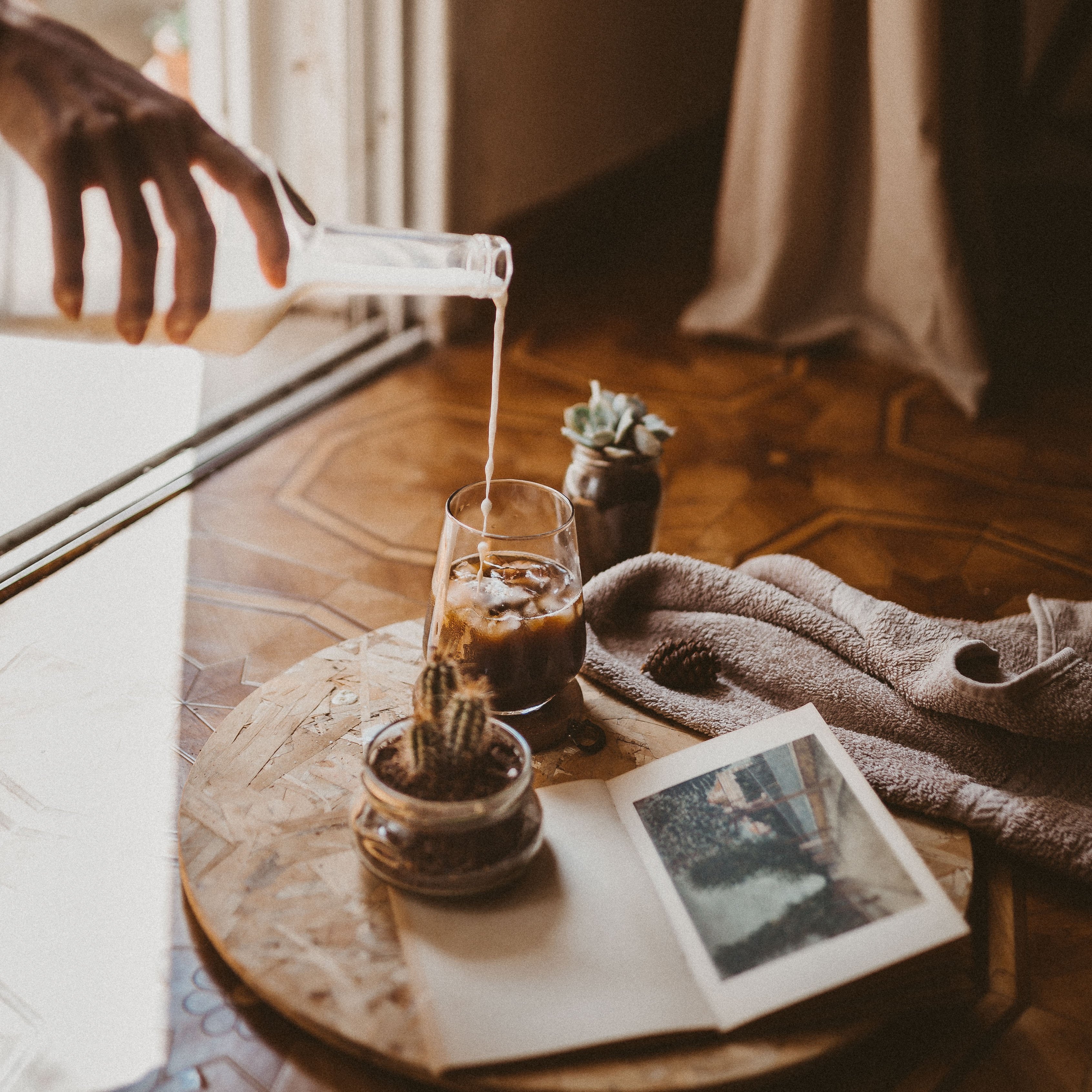 Iced Coffee at my place - student project