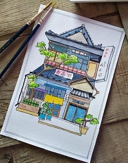 Aspiring Anime Background Artist - student project