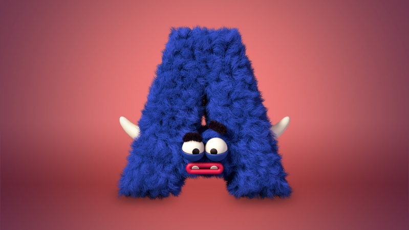 "A" peluda