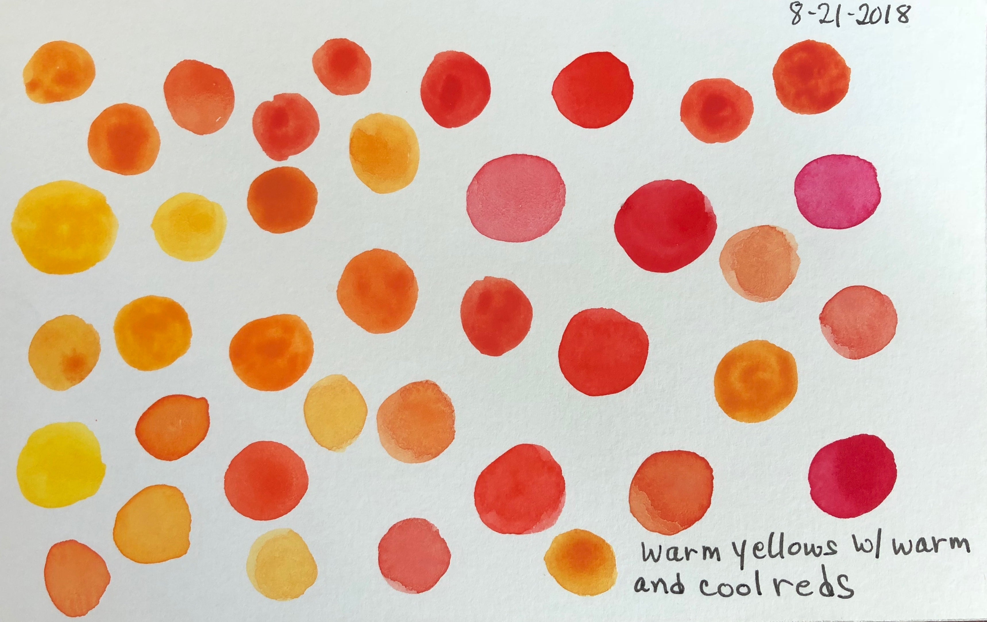 Watercolor Mixing - student project