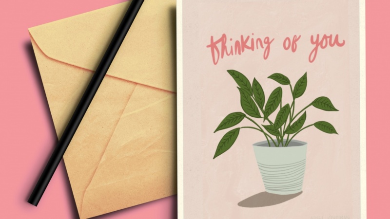 Thinking of You Card Design