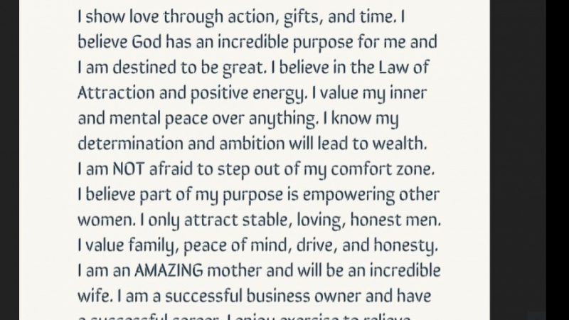 Ashlee's Personal Manifesto