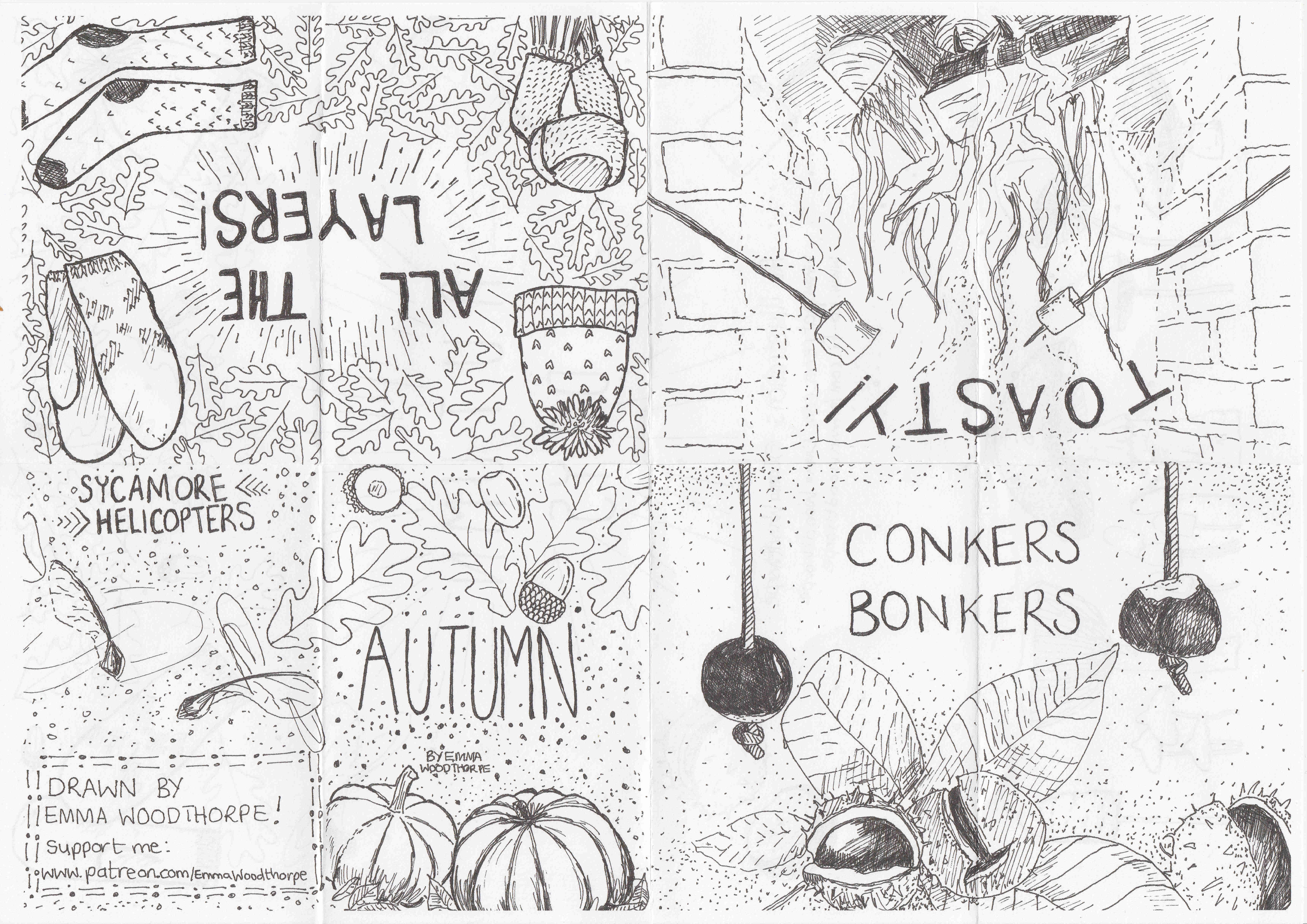 Autumn Zine - student project