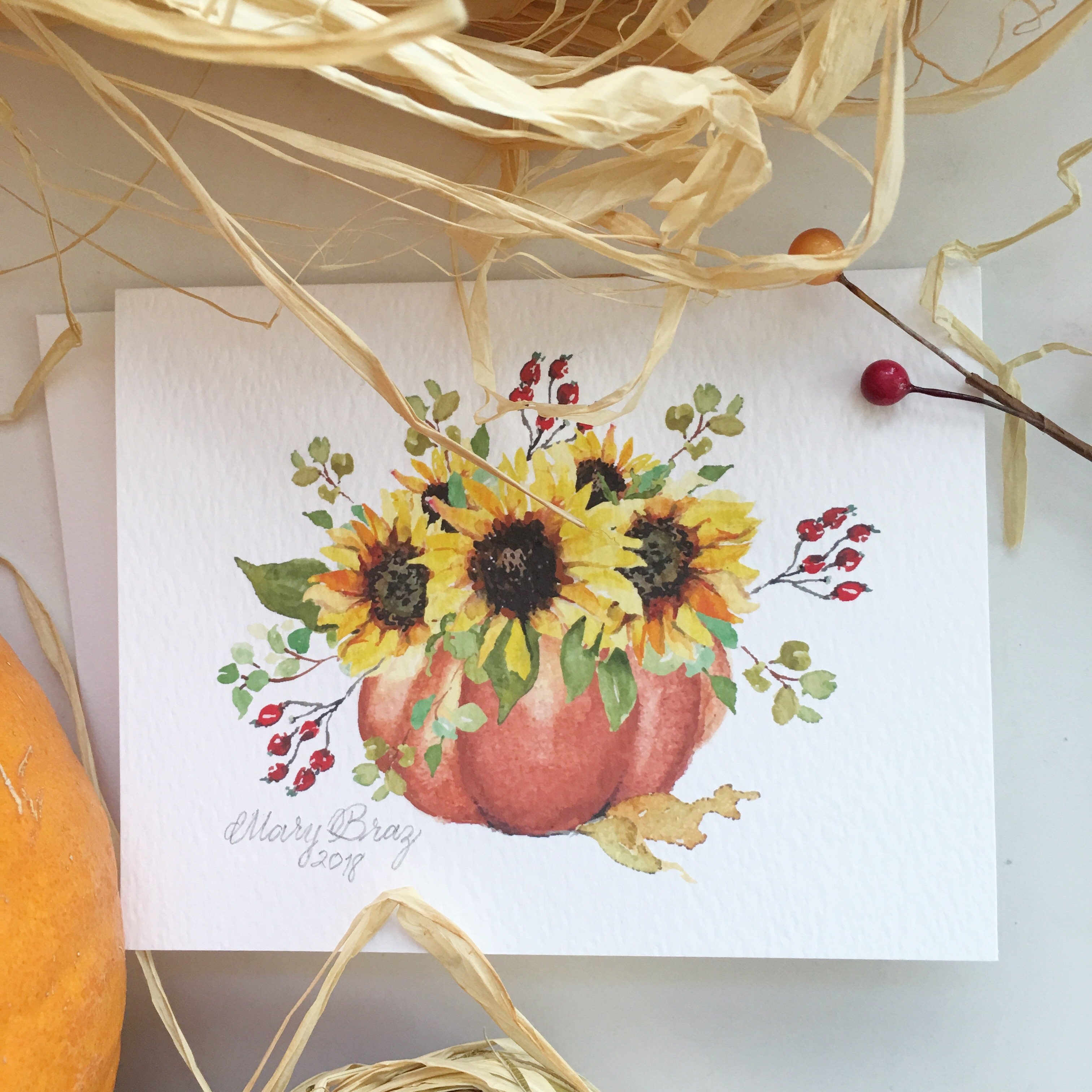 Sunflowers in a Pumpin - student project