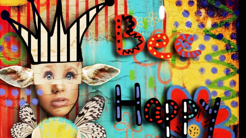 Create A Quirky Characters “Mixed Media” Collage with Procreate