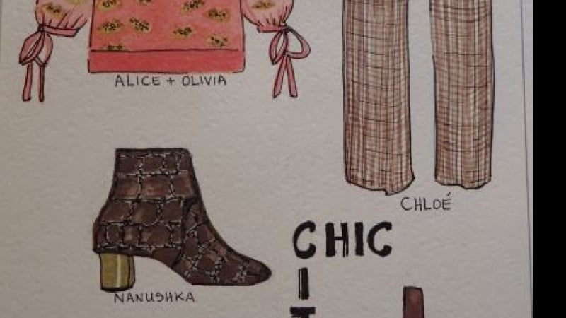 Illustrated Fashion Set: City Chic