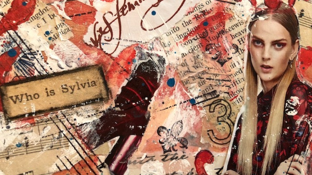 Tracy's Mixed Media Post Card - student project