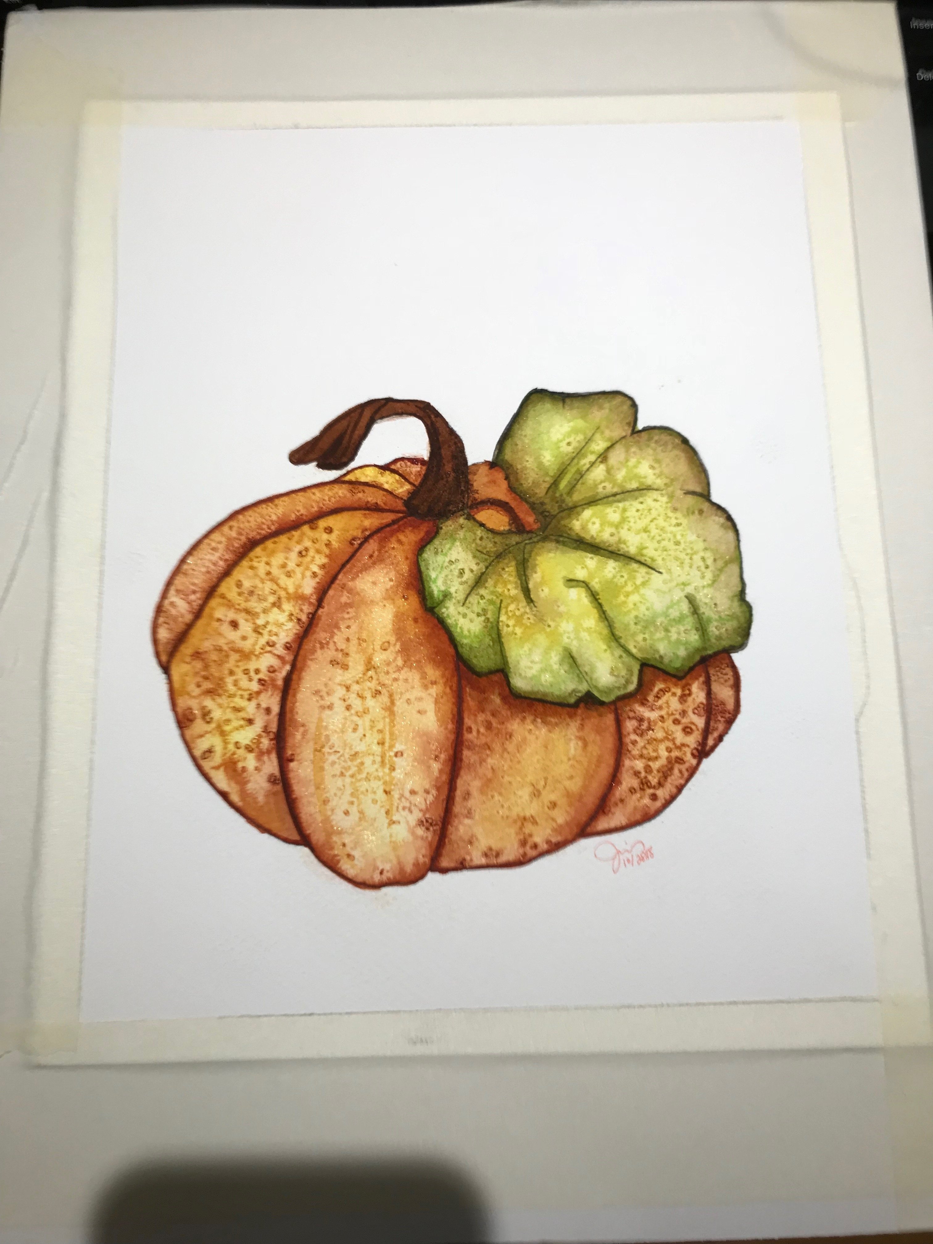 My First Watercolor Painting - student project