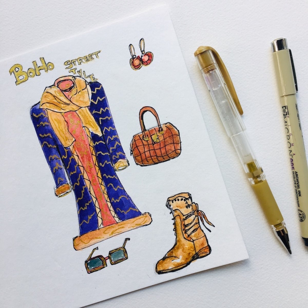 BoHo Street Style - student project