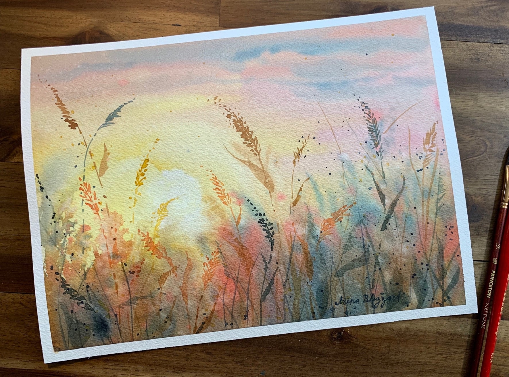 “Resting in a meadow” - student project