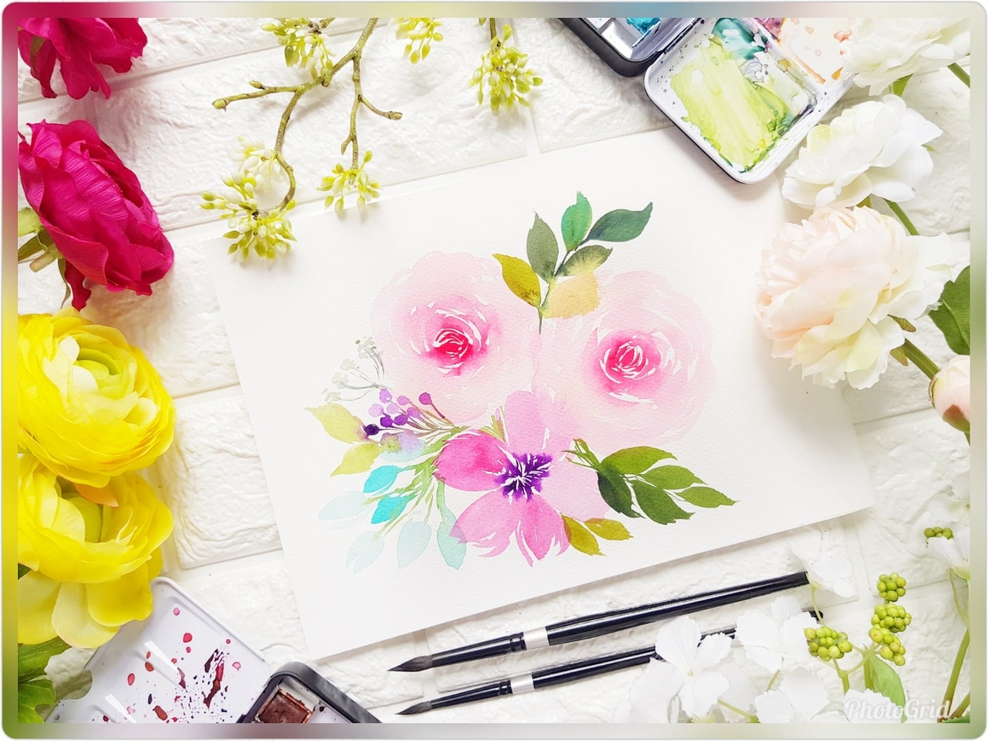 Floral Bouquet Sample - student project