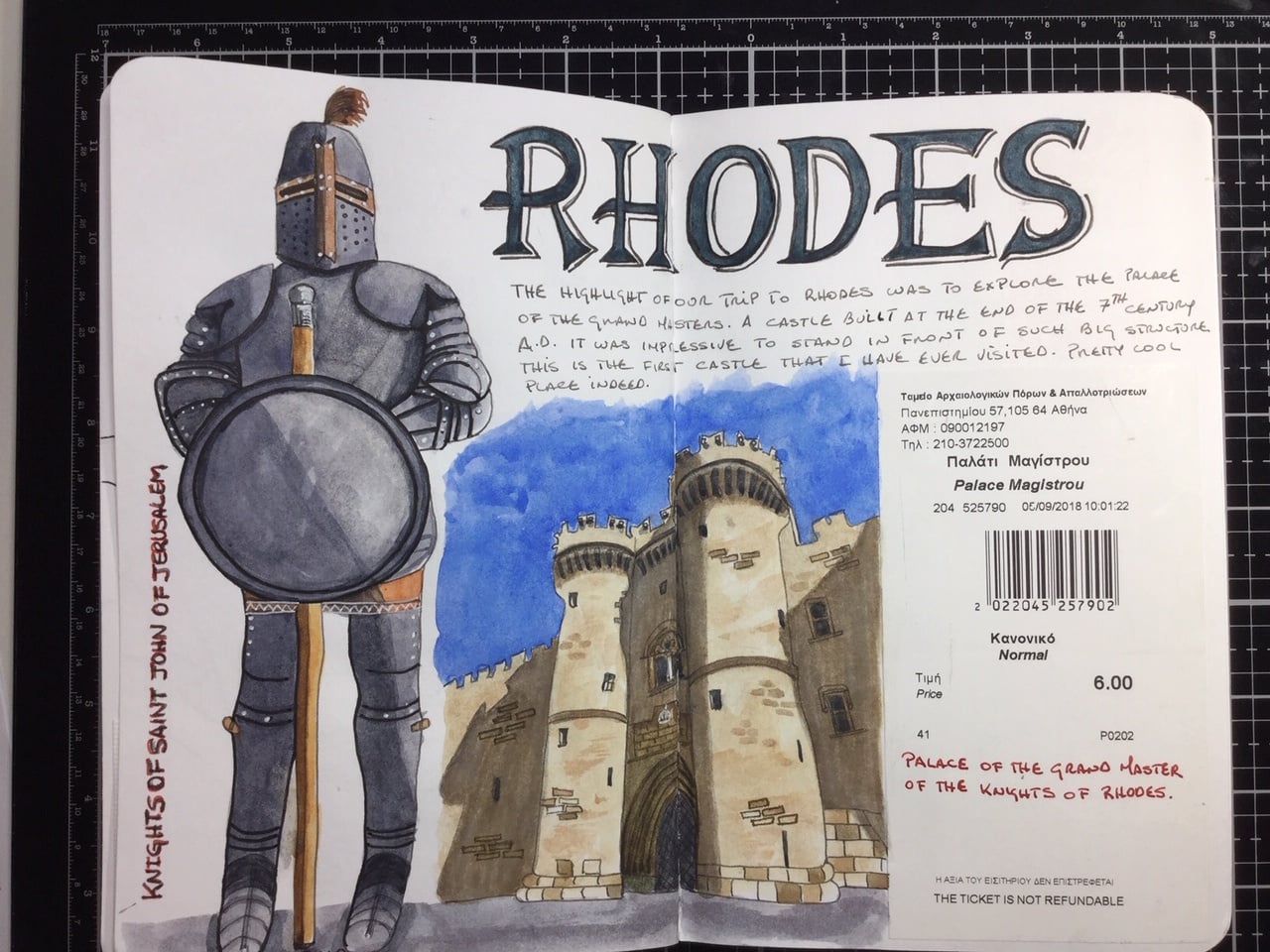 The Greek Island Rhodes - student project