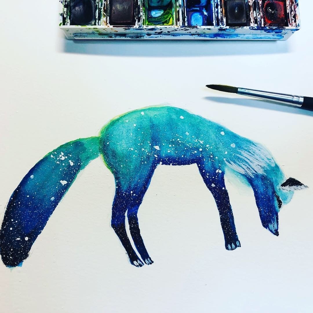 Jumping fox - student project