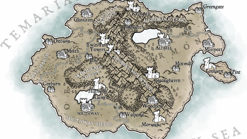 Map of Temaria (III)