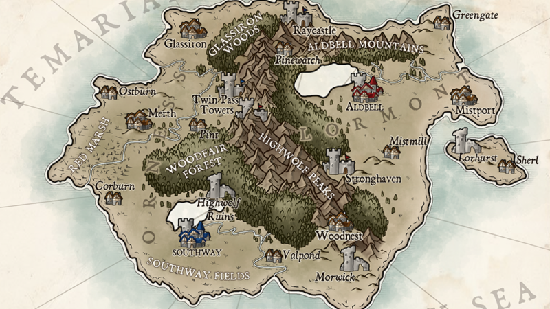 Map of Temaria (IV)