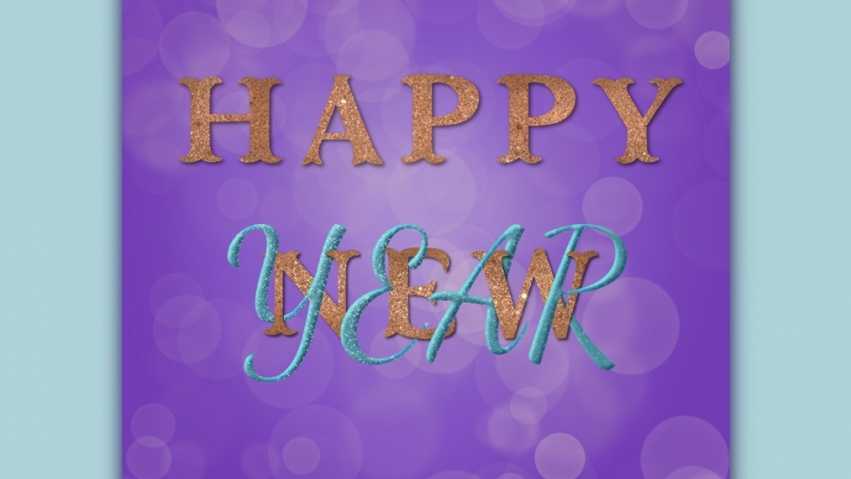 Happy New Year - student project