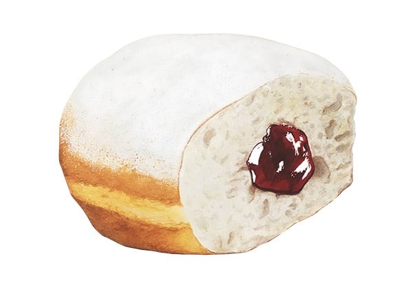 Mixed Media Pastry - student project