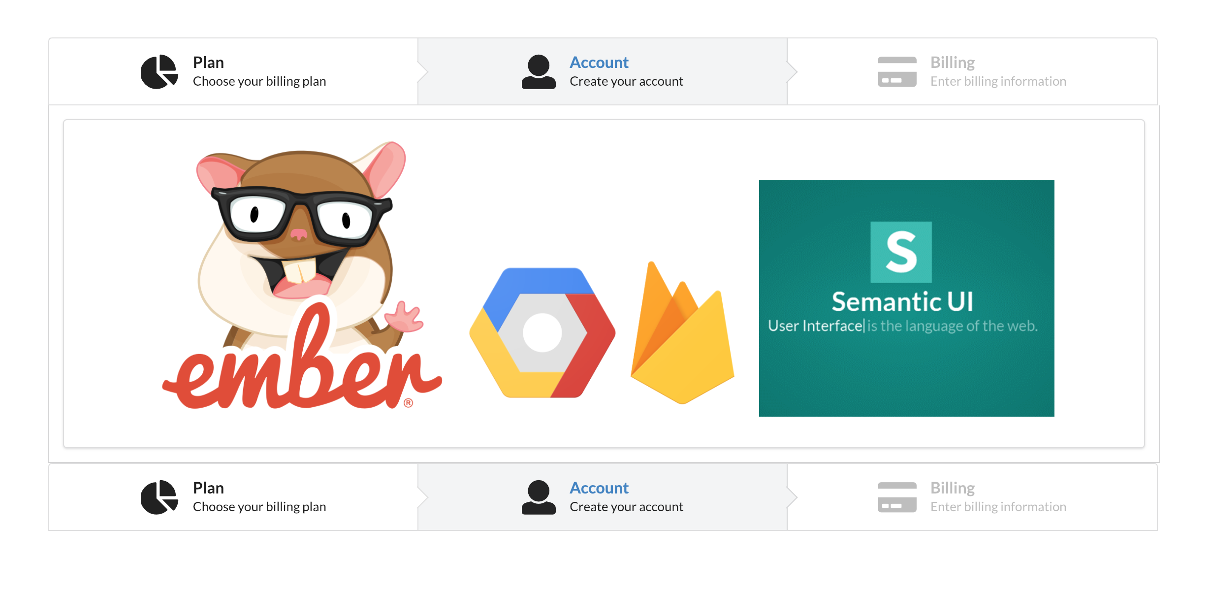 Create an ambitious onboarding flow using EmberJS & Google Firebase - student project