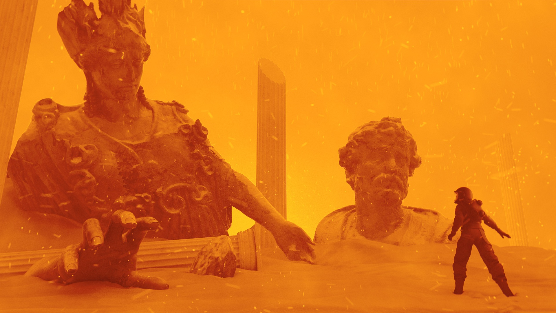 Statues on Mars! - student project