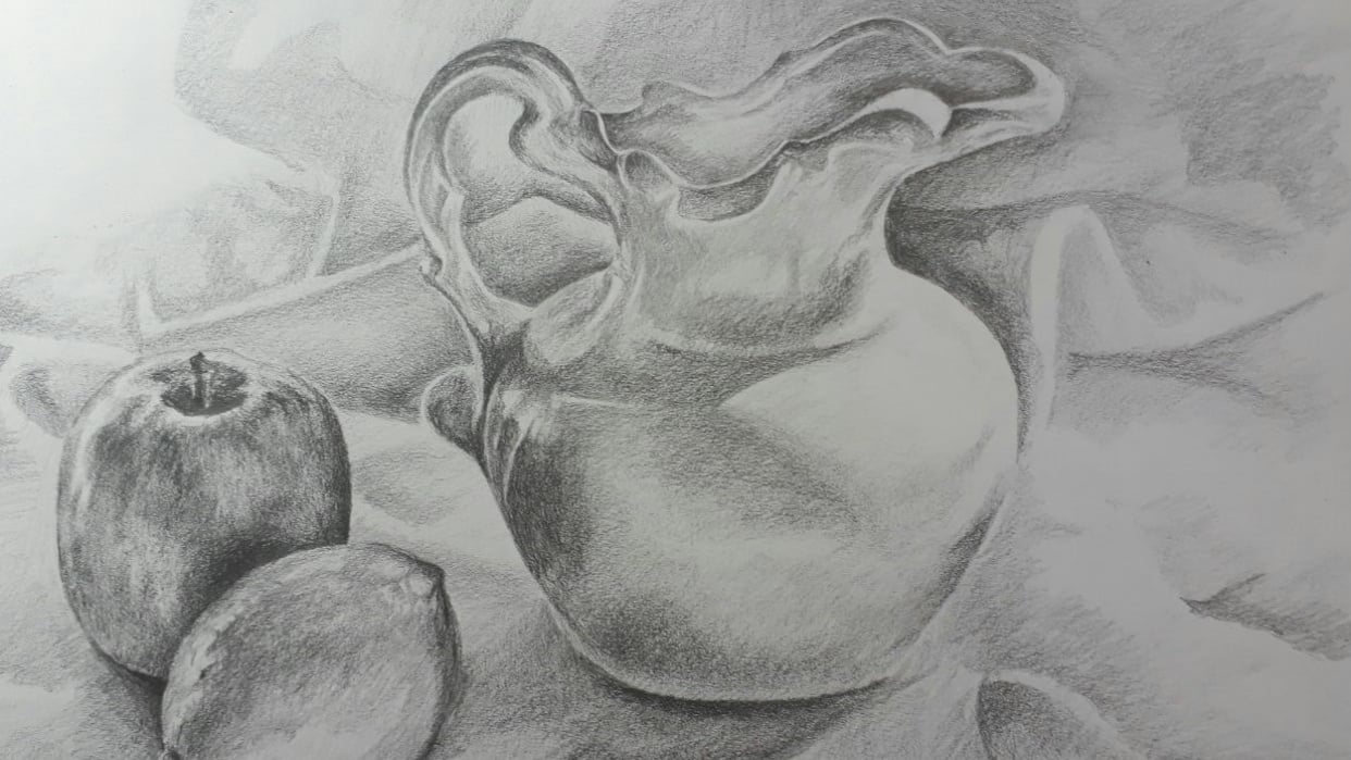 Still life Pitcher - student project