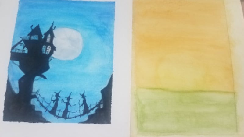 watercolor wash projects