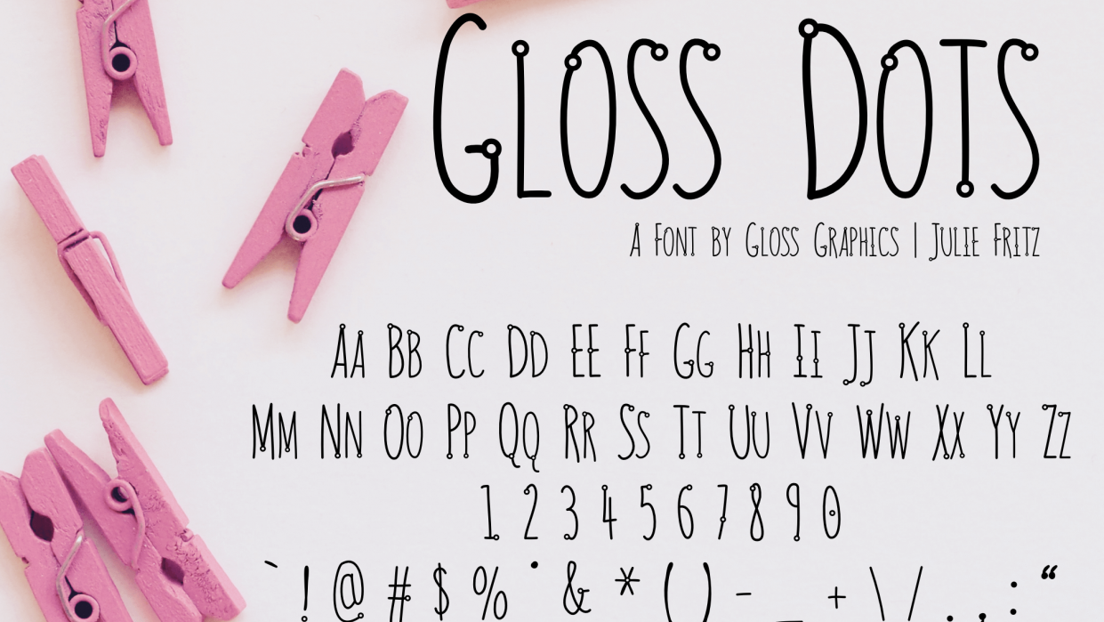 Gloss Dots - student project
