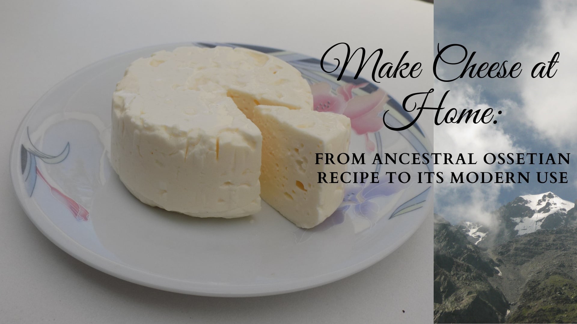 My Make Cheese at Home Intro Video - student project