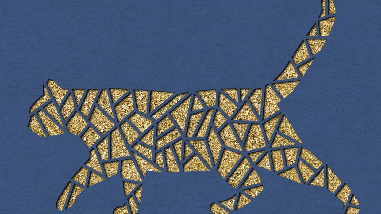 Paper cat - student project