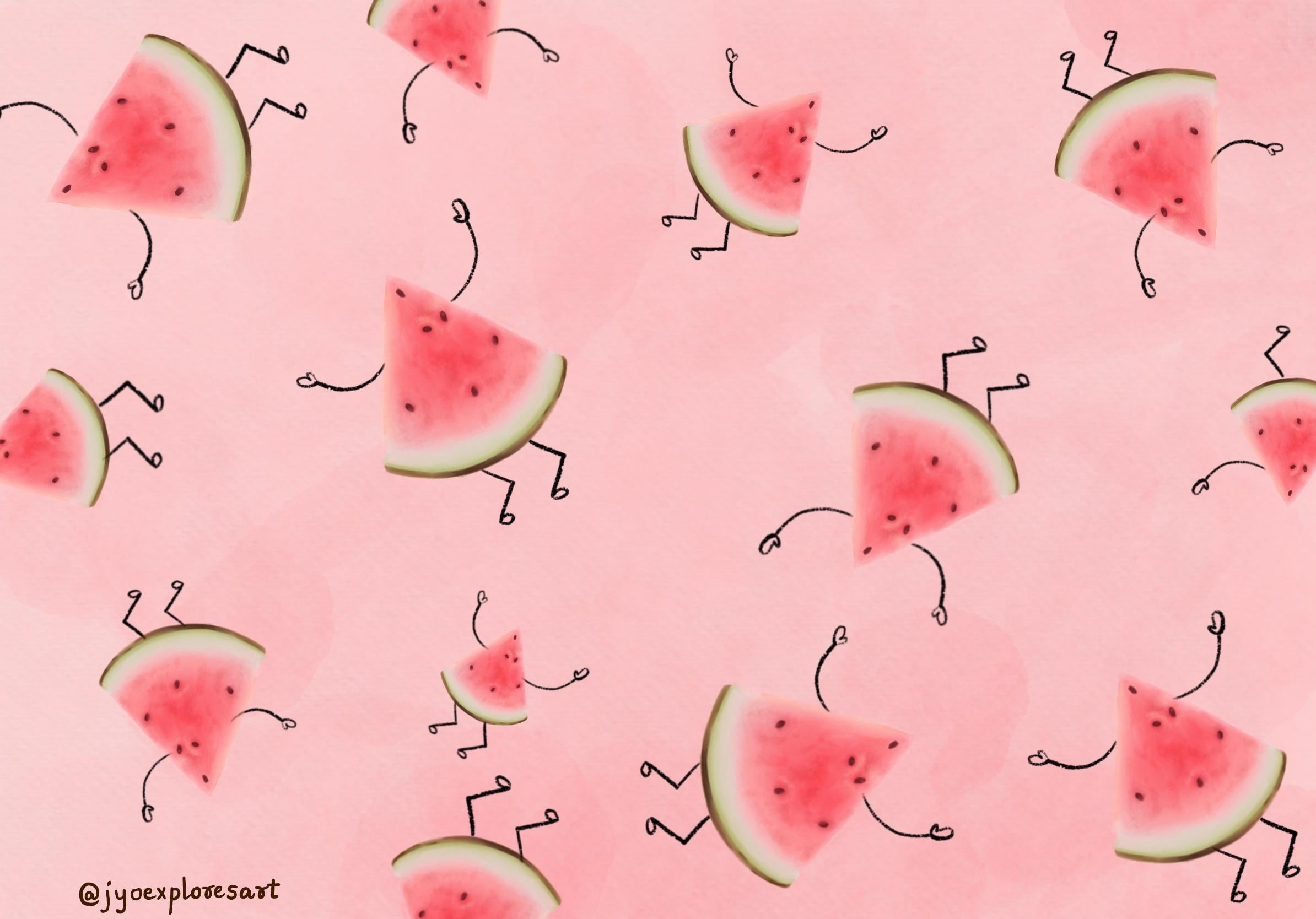 Watermelon dancing!!! - student project