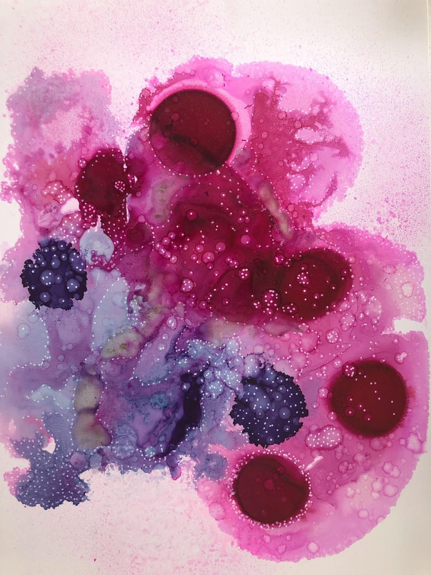 Easy Alcohol Ink Art - student project