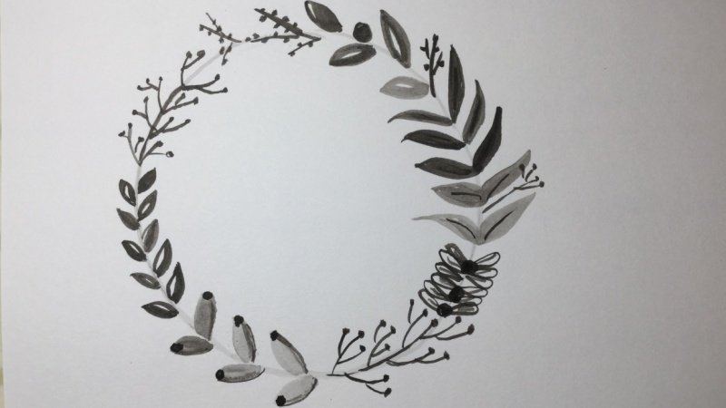 Floral wreath