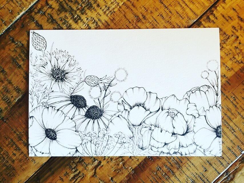Floral field - student project