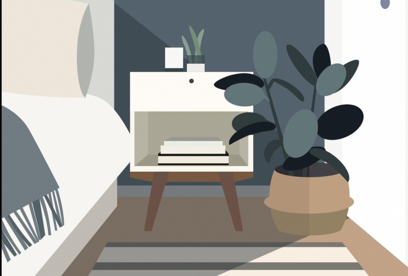 Cozy bedroom
