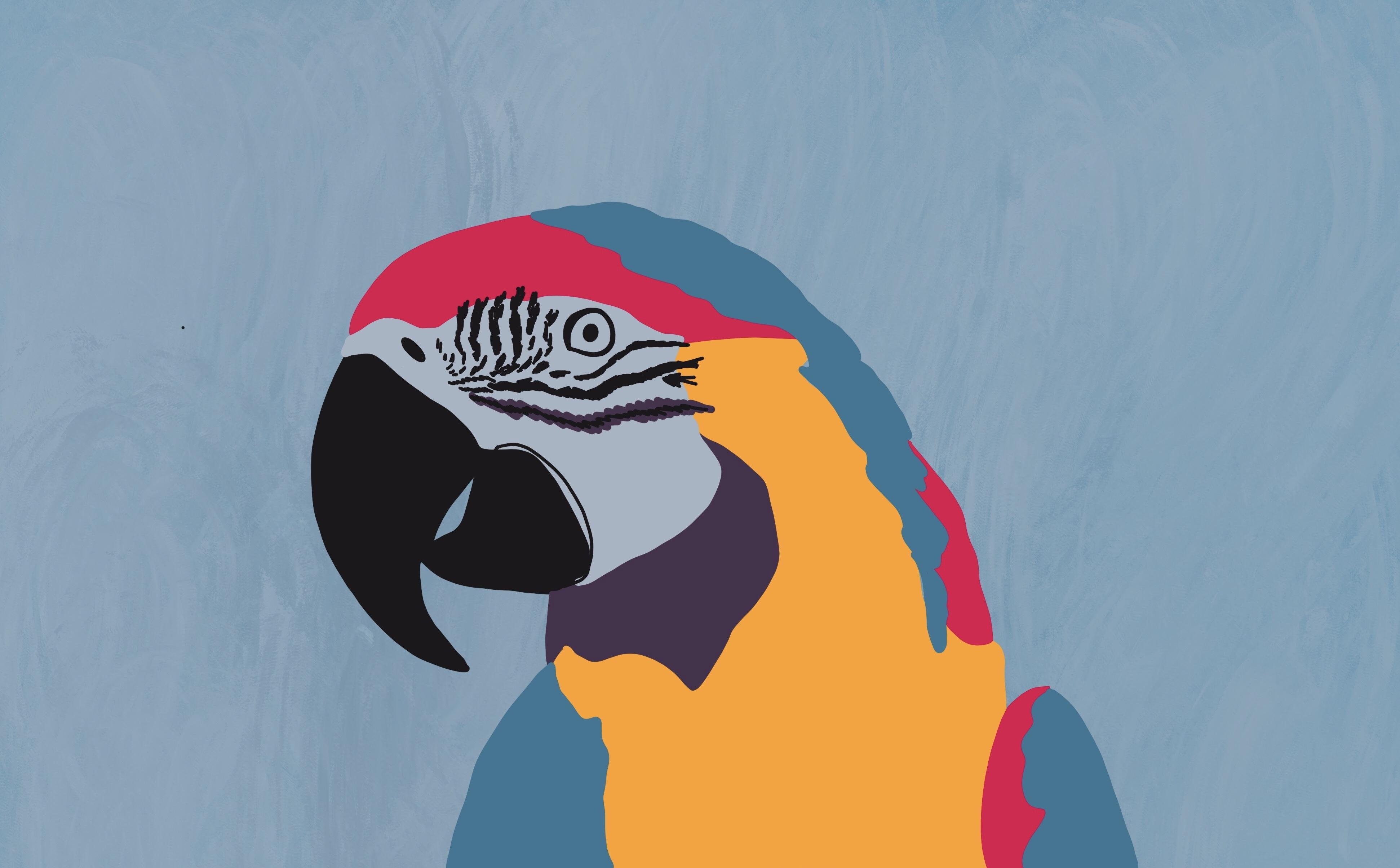 First animal from reference photo - student project