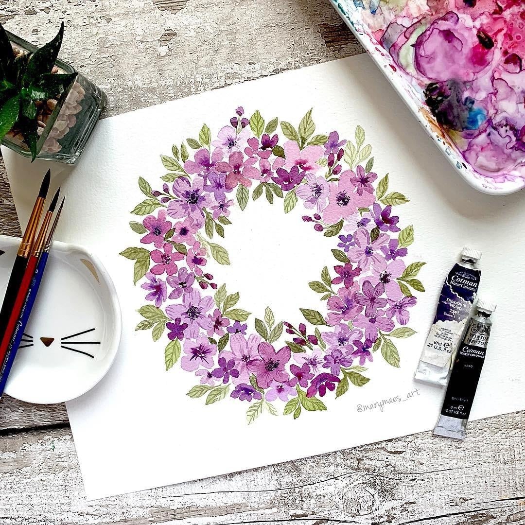 Basic Flowers in muted tones