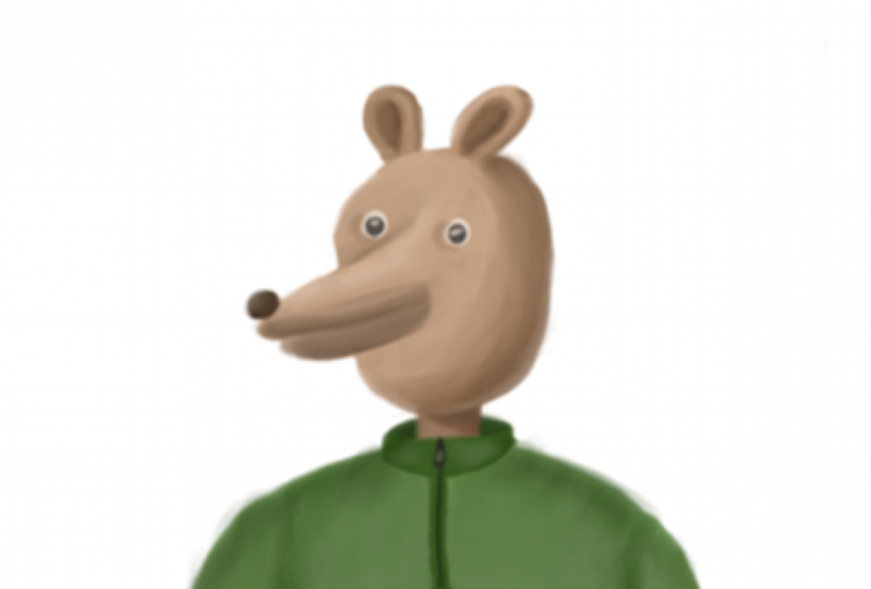 an animal character
