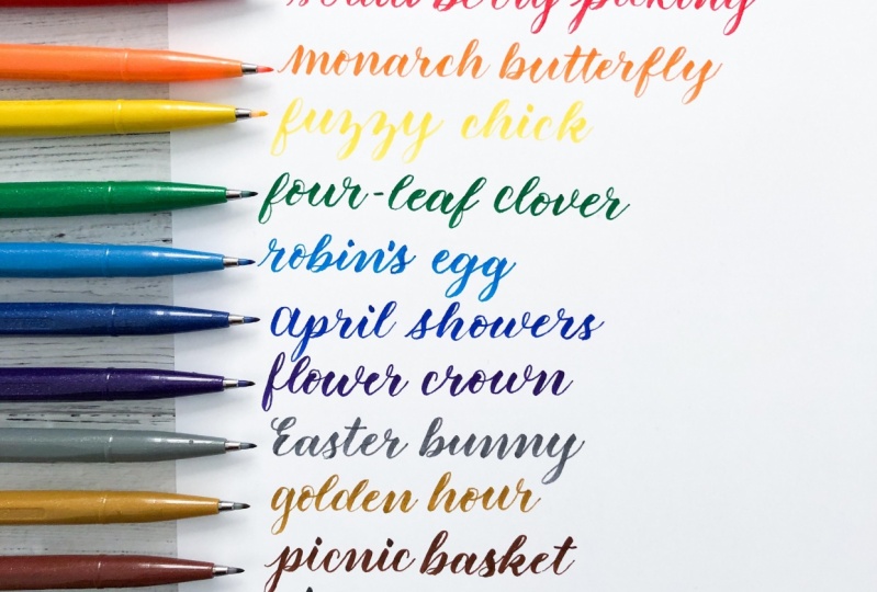Pentel Touch Swatch