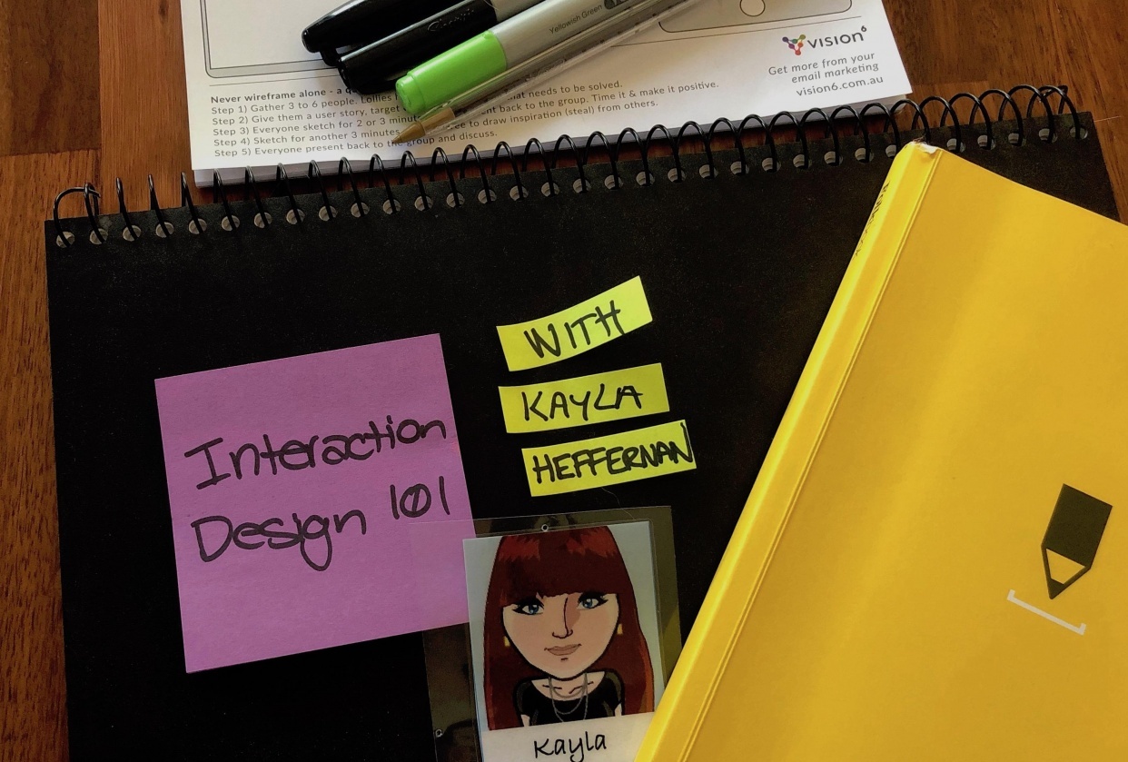 Interaction Design 101 - Class Slides - student project