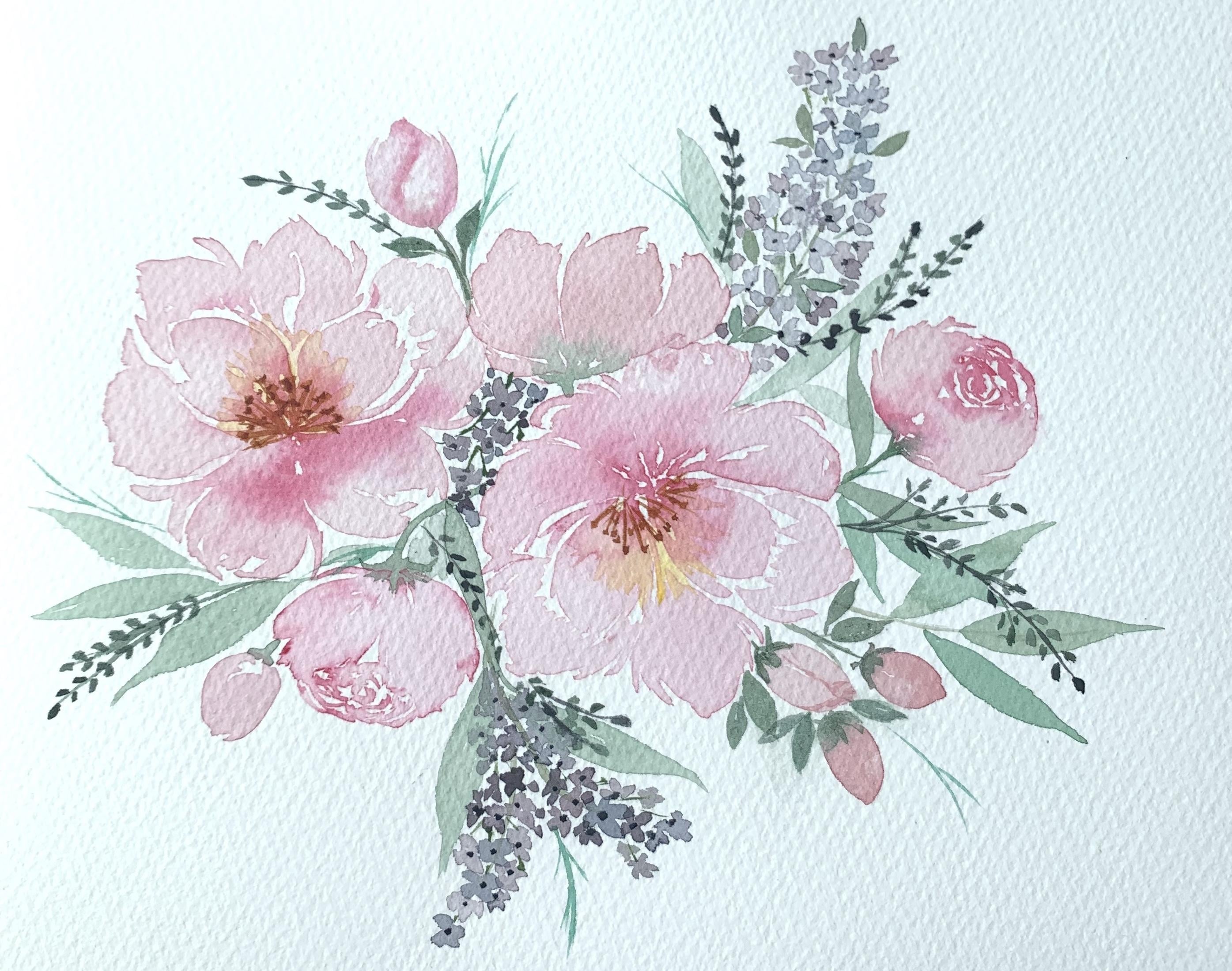 Loose Peonies with Joly - student project
