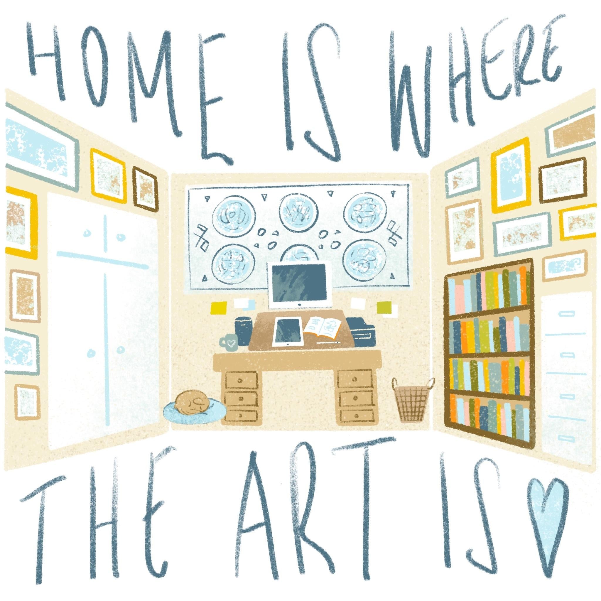 My art studio - student project