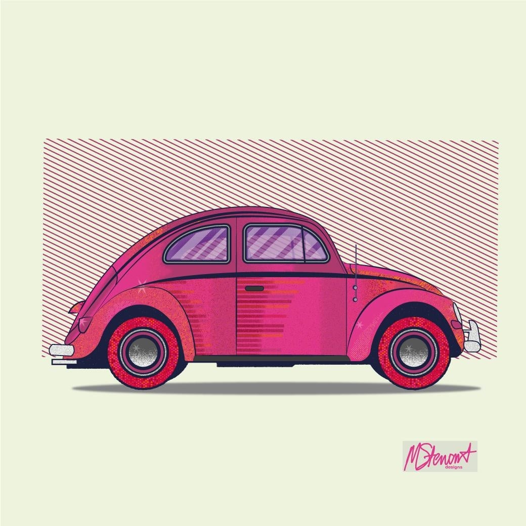 VW Beetle Texture - student project