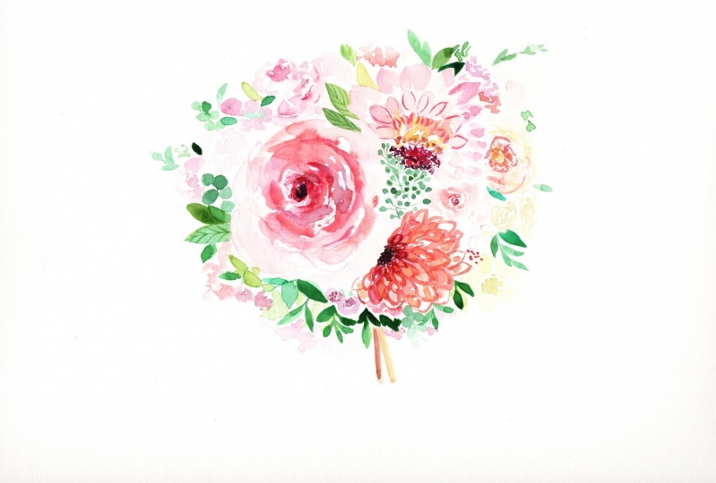 My Simple Wedding Bouquet