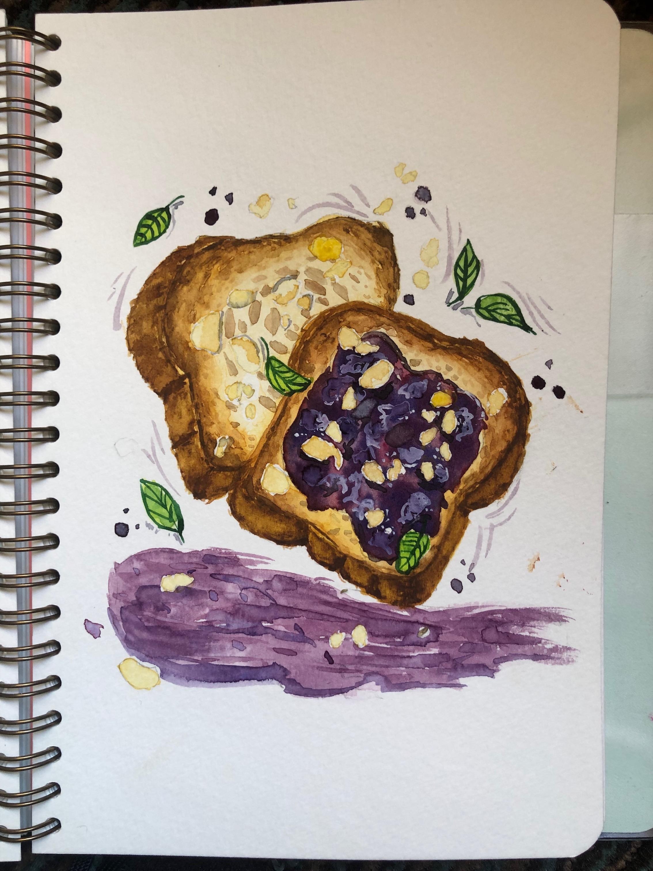 Jam toast - student project