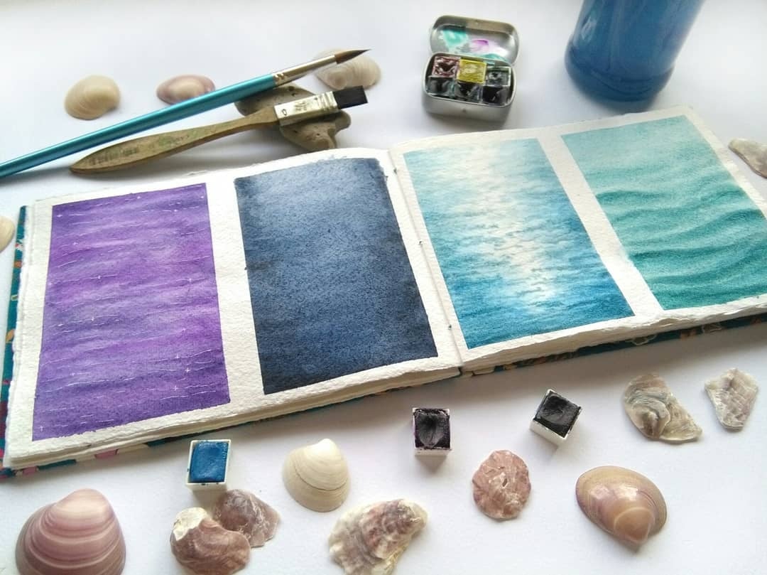 Practice Water Paintings - student project